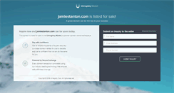 Desktop Screenshot of jamiestanton.com